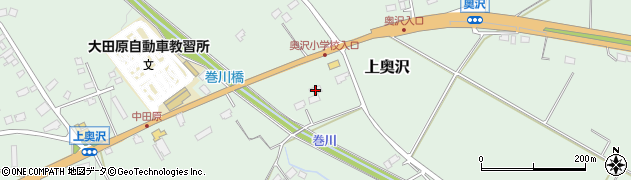 栃木県大田原市上奥沢373周辺の地図