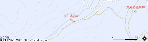 奥鬼怒温泉ホテル加仁湯周辺の地図
