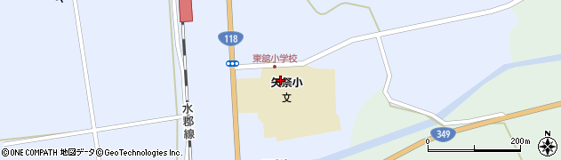 矢祭町立矢祭小学校　児童クラブ周辺の地図