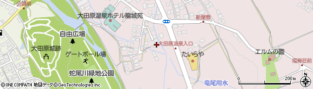 栃木県大田原市中田原603周辺の地図
