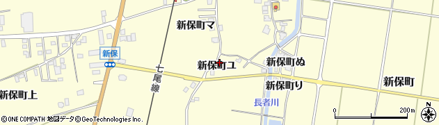 石川県羽咋市新保町（ユ）周辺の地図
