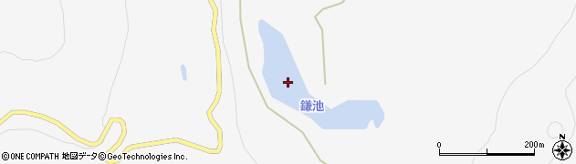 鎌池周辺の地図