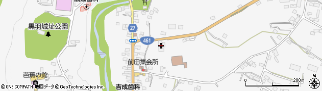 栃木県大田原市前田242周辺の地図