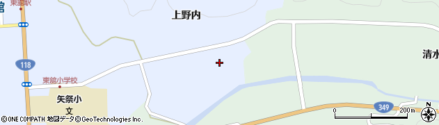 福島県矢祭町（東白川郡）東舘（塘ケ沢）周辺の地図