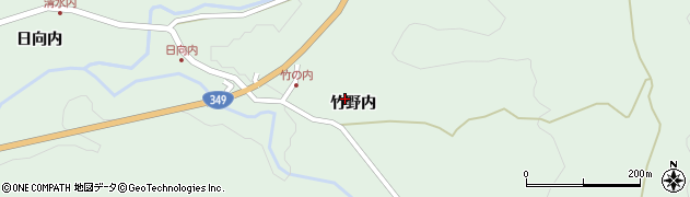 福島県東白川郡矢祭町宝坂竹野内周辺の地図
