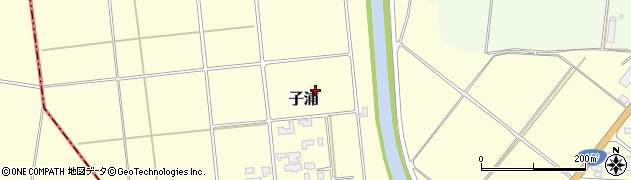 石川県宝達志水町（羽咋郡）子浦（と）周辺の地図