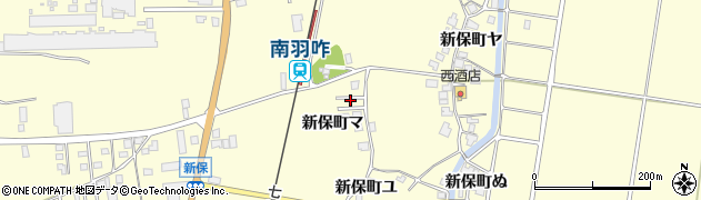 石川県羽咋市新保町（マ）周辺の地図