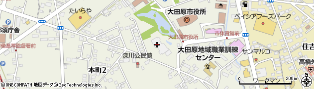 大田原公証役場周辺の地図