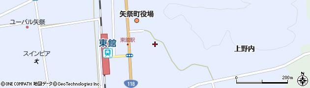 福島県東白川郡矢祭町東舘上野内20周辺の地図