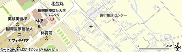 栃木県大田原市北金丸1844周辺の地図
