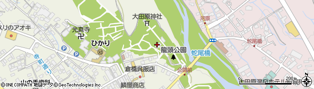 大田原神社周辺の地図