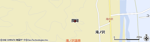 福島県矢祭町（東白川郡）関岡周辺の地図