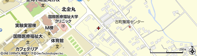 栃木県大田原市北金丸1846-3周辺の地図