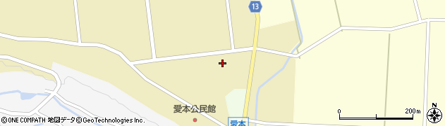 愛本公園周辺の地図