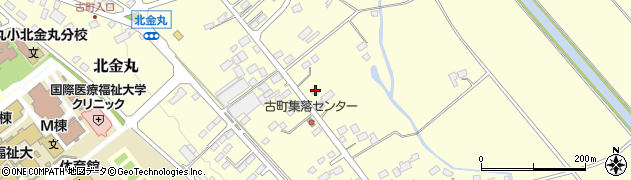 栃木県大田原市北金丸1756周辺の地図