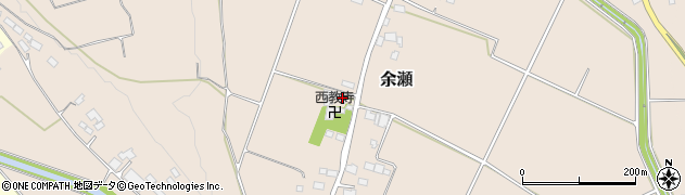 栃木県大田原市余瀬433周辺の地図