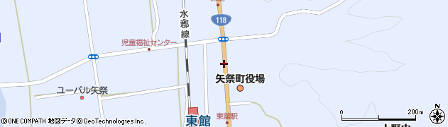 矢祭町役場周辺の地図