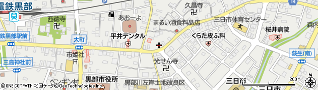 長田理容店周辺の地図