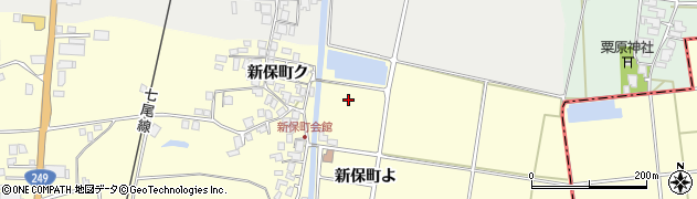石川県羽咋市新保町（ね）周辺の地図