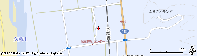 福島県矢祭町（東白川郡）東舘（柳下）周辺の地図