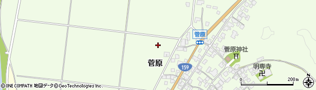 石川県宝達志水町（羽咋郡）菅原周辺の地図
