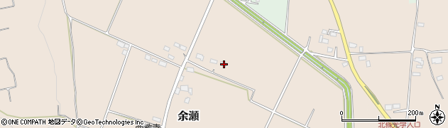 栃木県大田原市余瀬773周辺の地図