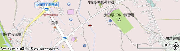 栃木県大田原市中田原693周辺の地図