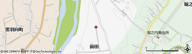 栃木県大田原市前田1177周辺の地図