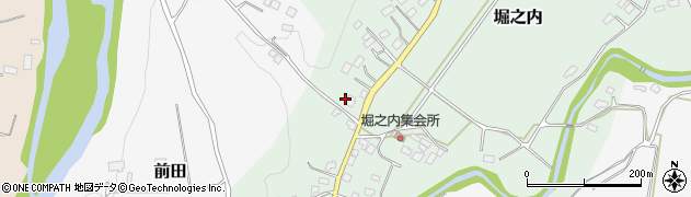 栃木県大田原市堀之内121周辺の地図