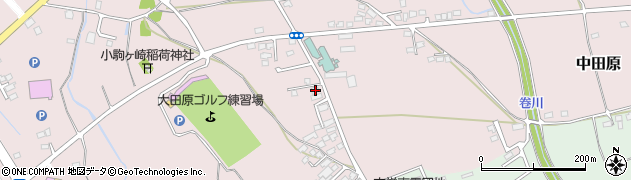 栃木県大田原市中田原1535周辺の地図