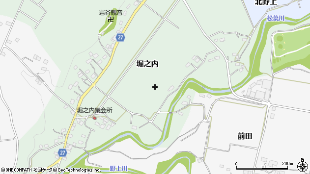 〒324-0235 栃木県大田原市堀之内の地図