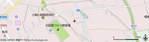 栃木県大田原市中田原1532周辺の地図