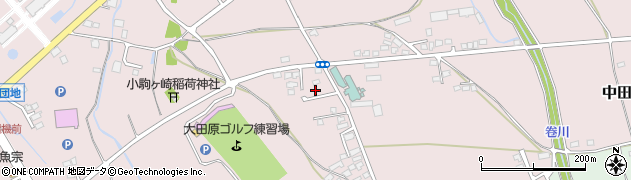 栃木県大田原市中田原1526周辺の地図