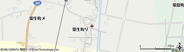 石川県羽咋市粟生町（リ）周辺の地図