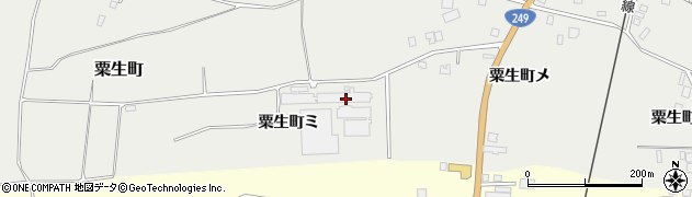 石川県羽咋市粟生町（ミ）周辺の地図