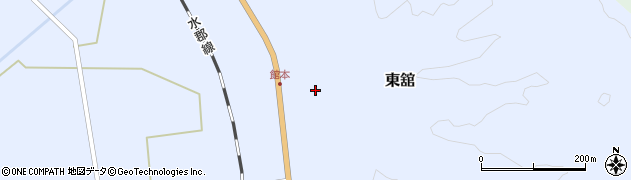 福島県矢祭町（東白川郡）東舘（唐目）周辺の地図