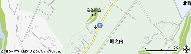 栃木県大田原市堀之内457周辺の地図