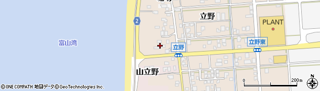 富山県黒部市立野303周辺の地図