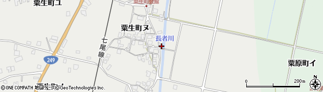 石川県羽咋市粟生町ロ120周辺の地図