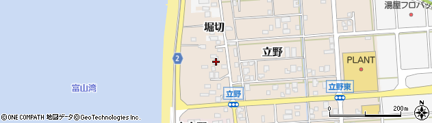 富山県黒部市立野279周辺の地図