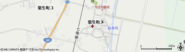 石川県羽咋市粟生町ヌ70周辺の地図
