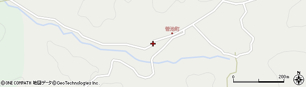 石川県羽咋市菅池町（マ）周辺の地図