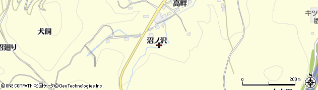 福島県いわき市勿来町酒井（沼ノ沢）周辺の地図
