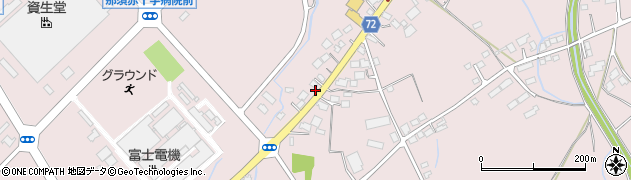 栃木県大田原市中田原1225周辺の地図