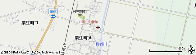 石川県羽咋市粟生町ハ周辺の地図