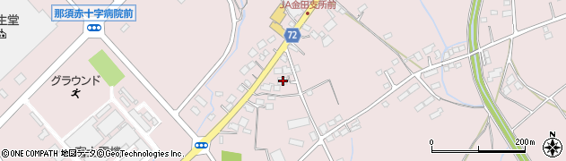 栃木県大田原市中田原1460周辺の地図