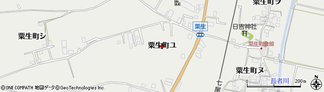 石川県羽咋市粟生町（ユ）周辺の地図