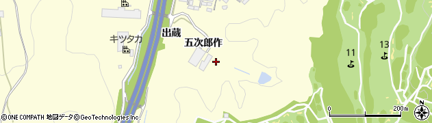 福島県いわき市勿来町酒井（五次郎作）周辺の地図
