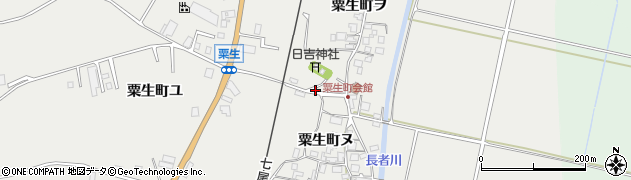 石川県羽咋市粟生町（ヌ）周辺の地図