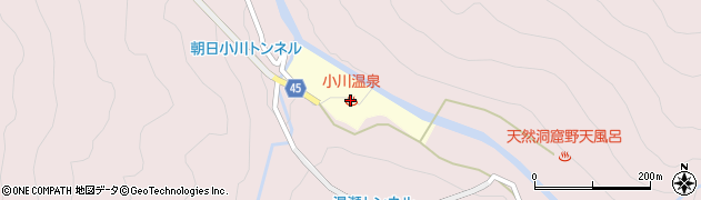 富山県朝日町（下新川郡）湯ノ瀬周辺の地図